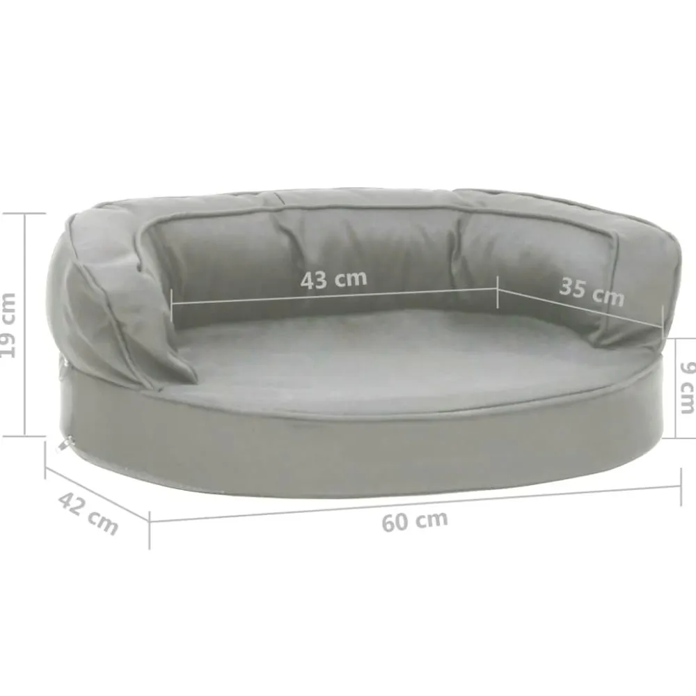 Hot FinePRICE Ergonominen koiranpeti 60x42 cm ruskea
