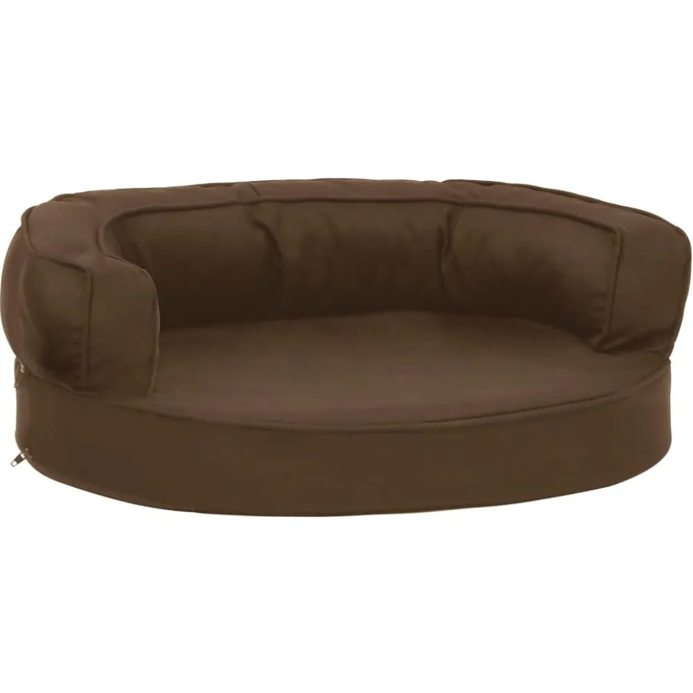 Hot FinePRICE Ergonominen koiranpeti 60x42 cm ruskea