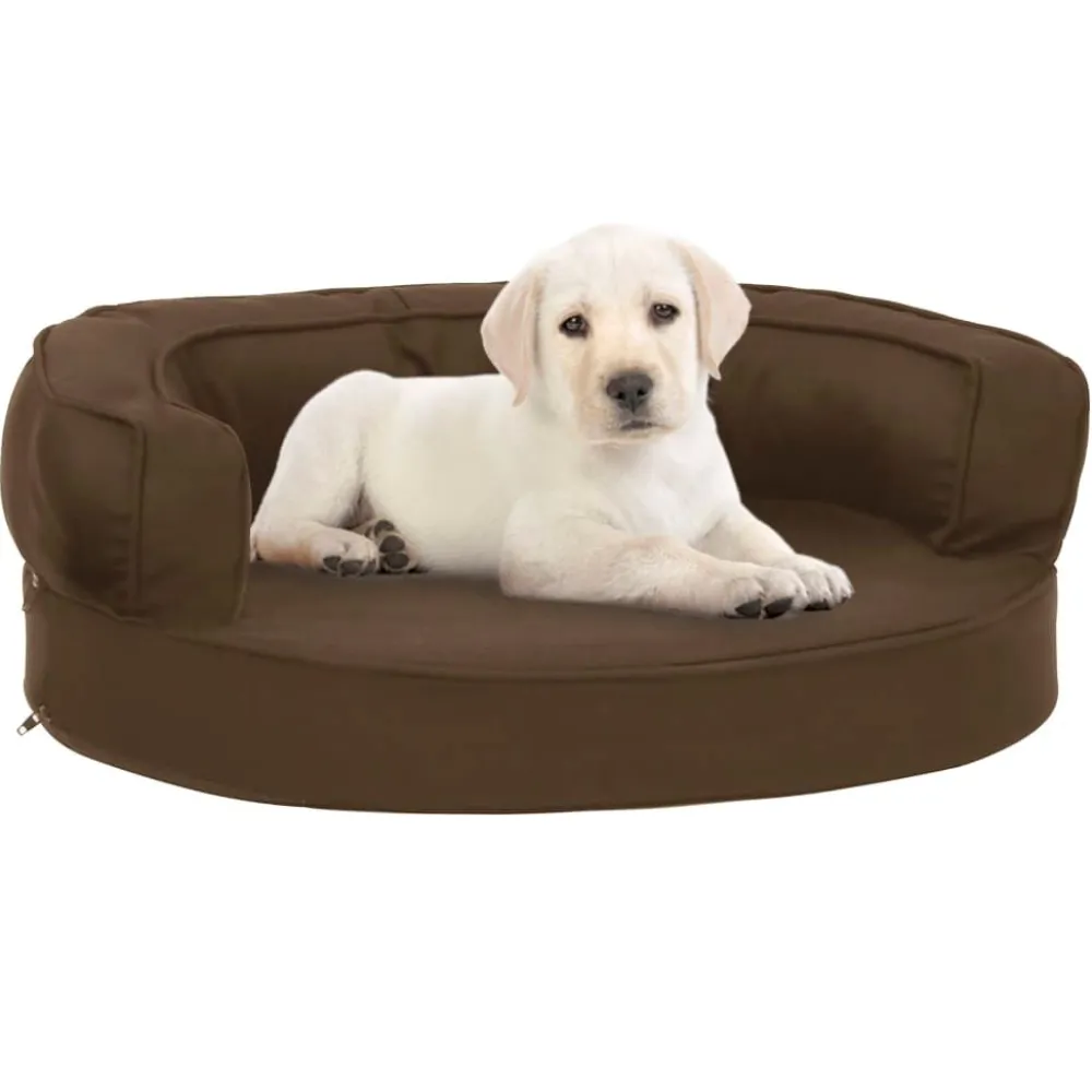 Hot FinePRICE Ergonominen koiranpeti 60x42 cm ruskea