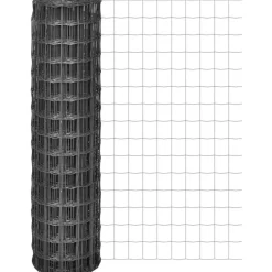 Clearance FinePRICE Euro-aita teräs 10x1,5 m harmaa