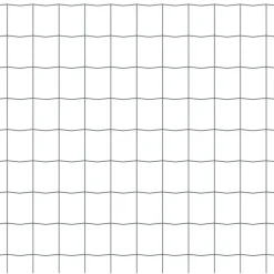 New FinePRICE Euro-aita, teräs, 25x1,2 m, harmaa, silmäkoko 100 x 100 mm