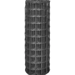 Outlet FinePRICE Euro-aita, teräs, 25x1,2 m, harmaa, silmäkoko 77 x 64 mm