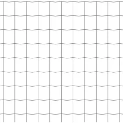 Outlet FinePRICE Euro-aita, teräs, 25x1,2 m, harmaa, silmäkoko 77 x 64 mm
