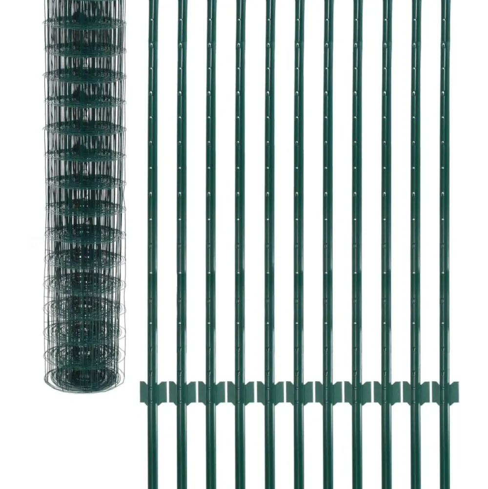 Online FinePRICE Euro-aita, teräs, 20x1,2 m, vihreä