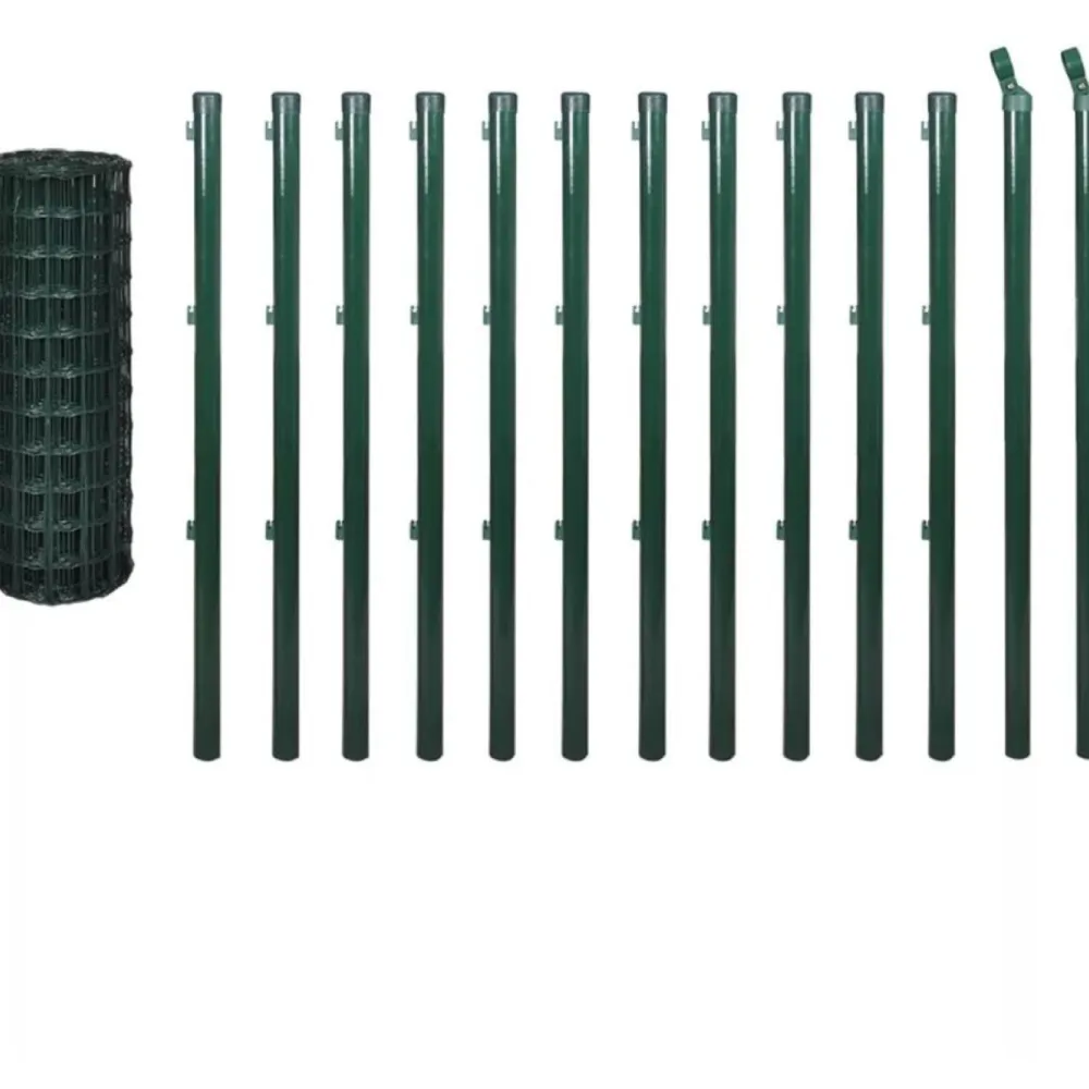 Outlet FinePRICE Euro-aita, teräs, 25x1 m, vihreä