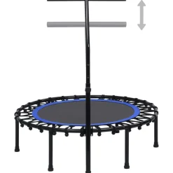 Hot FinePRICE Fitness trampoliini kahvalla 102 cm