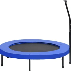 Clearance FinePRICE Fitness trampoliini kahvalla ja turvatyynyllä 122cm