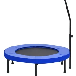 Best FinePRICE Fitness trampoliini kahvalla ja turvatyynyllä 102 cm