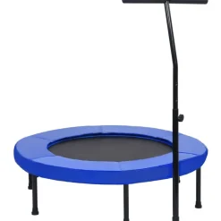 Best FinePRICE Fitness trampoliini kahvalla ja turvatyynyllä 102 cm