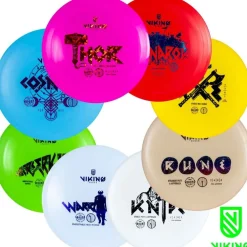 Viking Discs 8 frisbeegolfkiekon setti Ground Set
