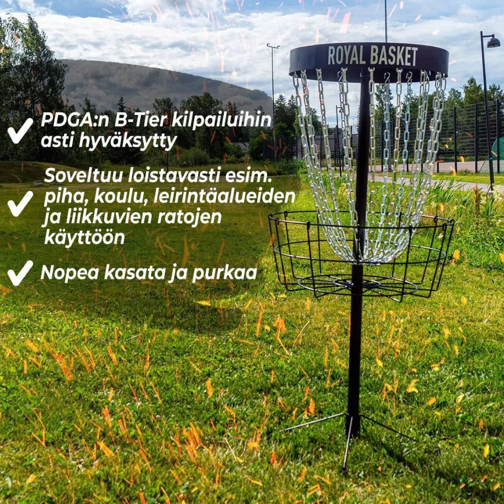 Outlet Viking Discs Frisbeegolfkori Royal Basket Black Edition