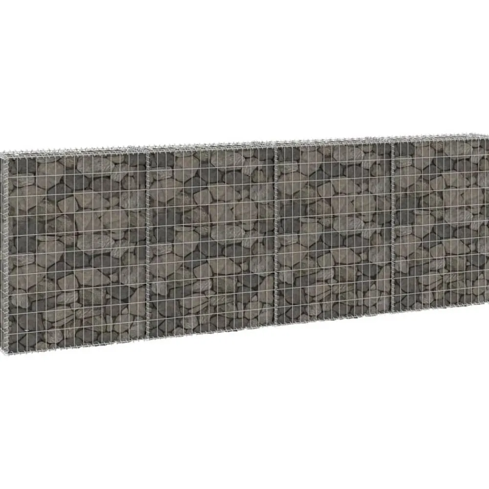 Discount FinePRICE Gabion-kivikori kansilla galvanoitu teräs 300x30x100 cm