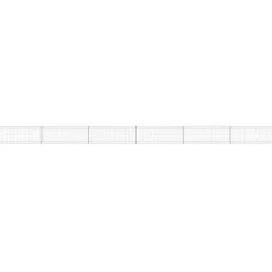 Clearance FinePRICE Gabion-kivikori kansilla galvanoitu teräs 900x30x50 cm