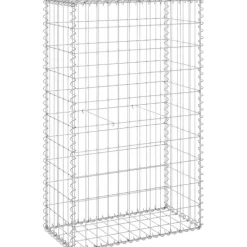 Sale FinePRICE Gabion-kivikori kansilla galvanoitu teräs 60x30x100 cm