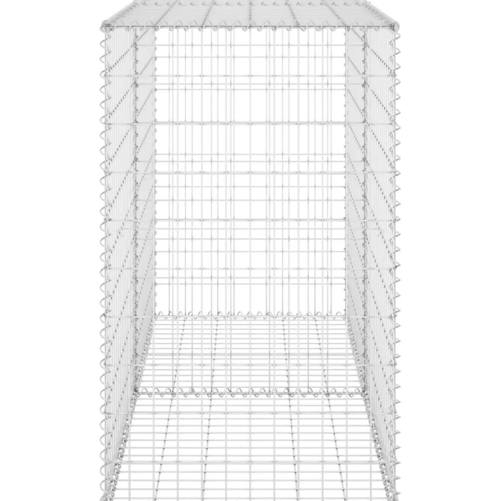 Sale FinePRICE Gabion-kivikori kansilla galvanoitu teräs 150x60x100 cm