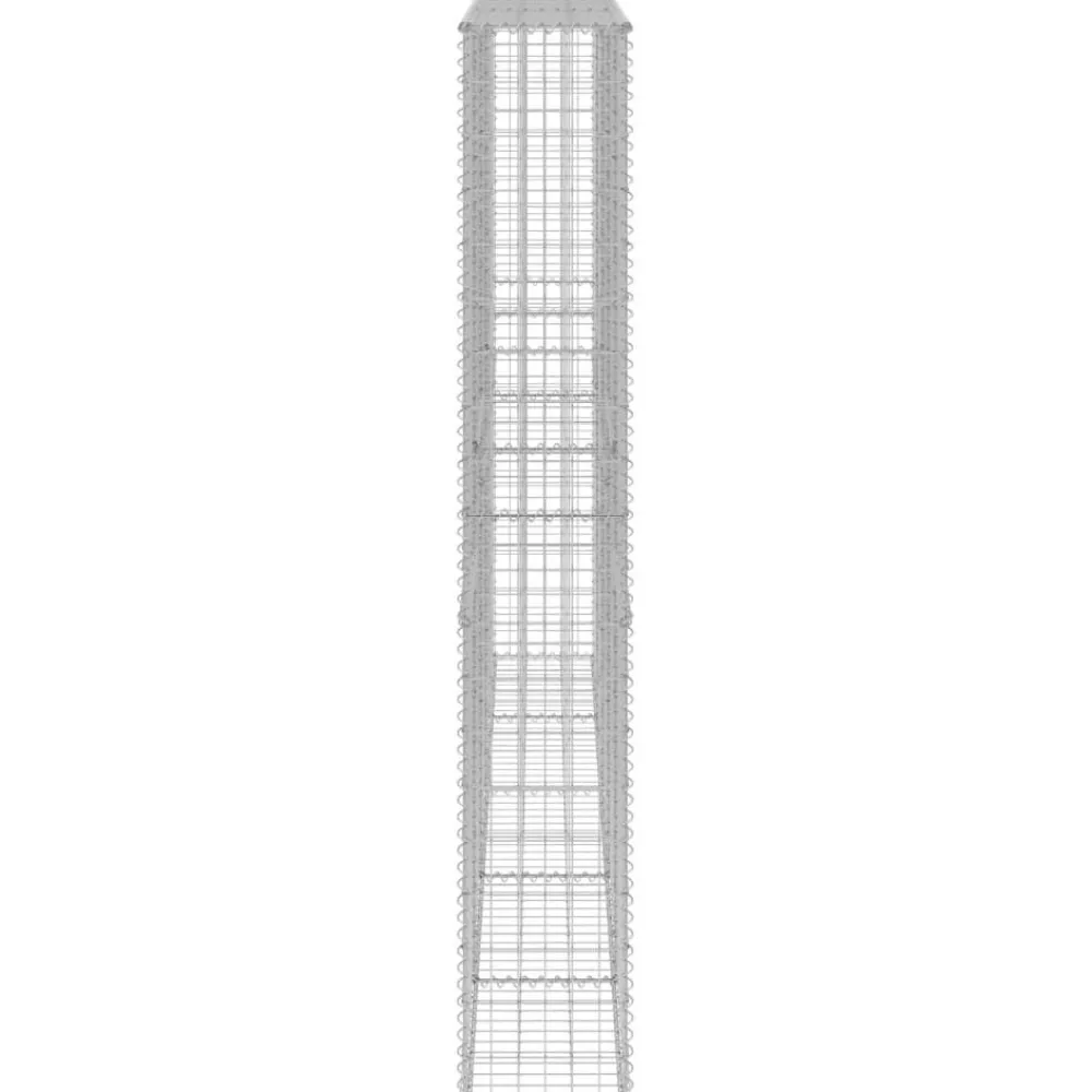 Sale FinePRICE Gabion-kivikori kansilla galvanoitu teräs 300x30x200 cm