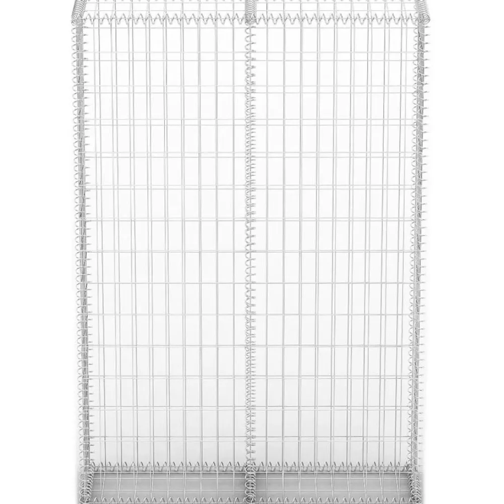 New FinePRICE Gabion/kivikori kansilla galvanoitu vaijeri 150x100x30cm