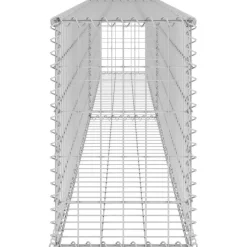 Online FinePRICE Gabion-kivikori kansilla galvanoitu teräs 300x30x50 cm