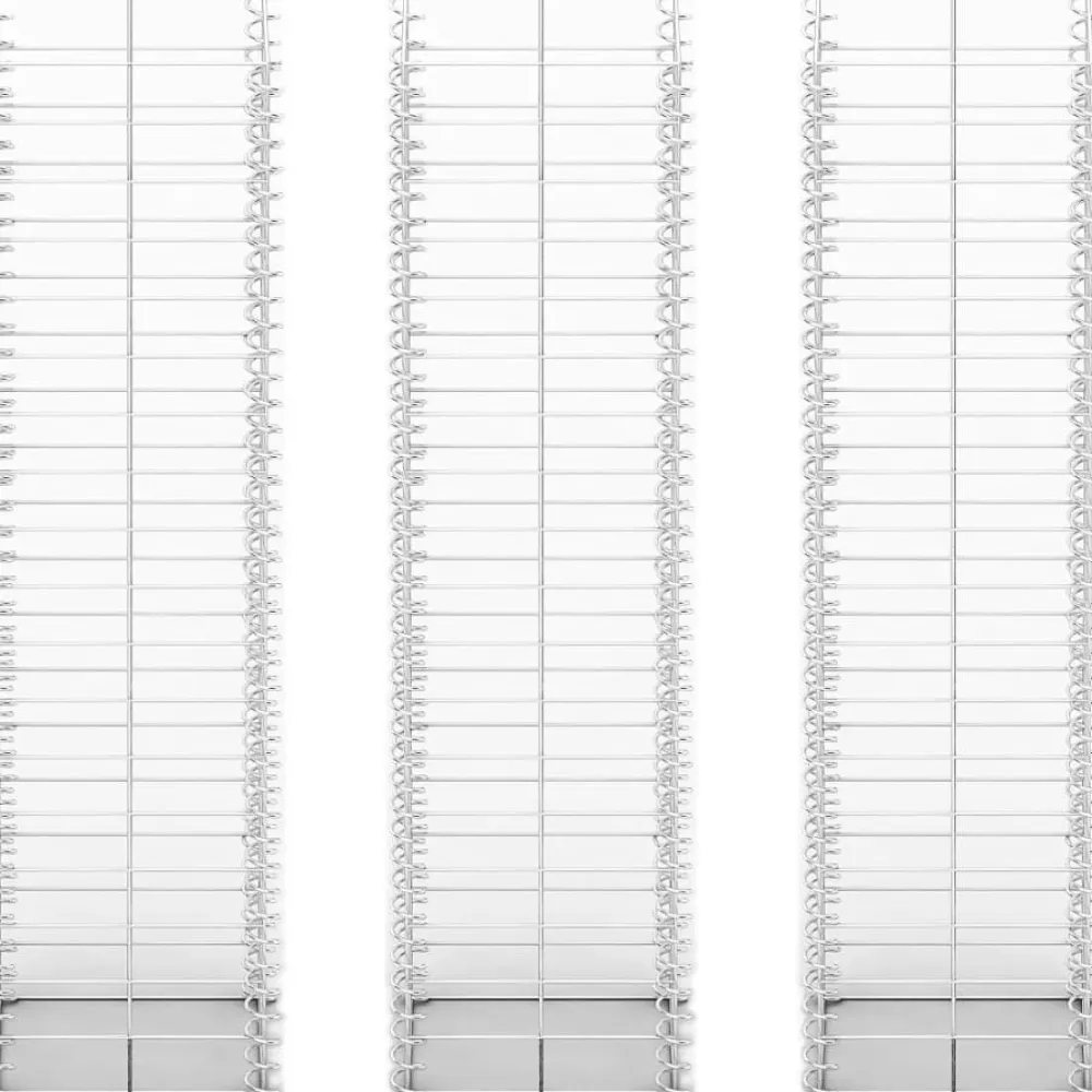 Hot FinePRICE Gabion-/kivikorisarja 3kpl galvanoitu vaijeri 25x25x100cm