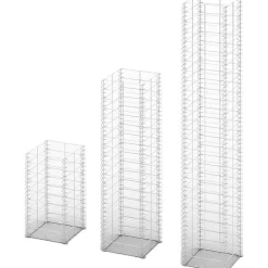 Outlet FinePRICE Gabion-/kivikorisarja 3kpl galvanoitu vaijeri eri kokoja