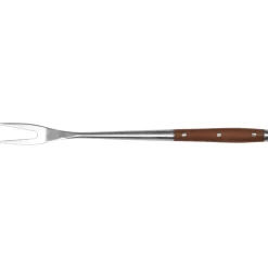 Clearance Pepper Grillihaarukka lahjapakkauksessa , 47cm, puukahvalla, ruostumaton teräs