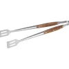 Outlet Pepper Grillipihdit , 46cm, puukahvalla, ruostumaton teräs