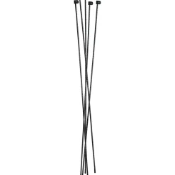 Hortus Harjaterästolppa 8mm suojus 110cm musta (25kpl)