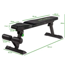 Sale Tunturi Harjoittelupenkki FB80 Flat Bench kokoontaitettava max. 150 kg