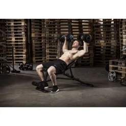 Outlet Tunturi Harjoittelupenkki UB80 Utility Bench kokoontaitettava max. 150 kg