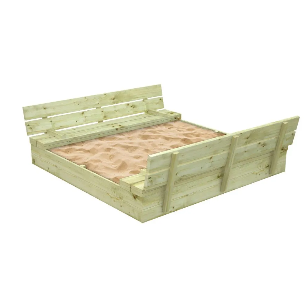 Clearance Palmako Hiekkalaatikko Sandy 16 157x157 cm kansi/penkit painekyllästetty puu