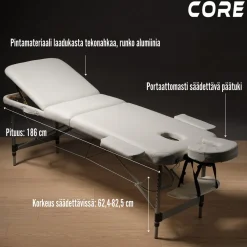 New Core Hierontapöytä A300 valkoinen
