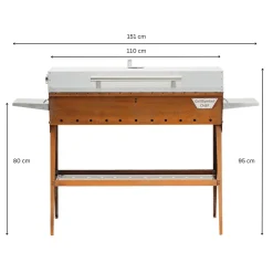 Hot GrillSymbol Hiiligrilli Chef XL, 160x35x105cm