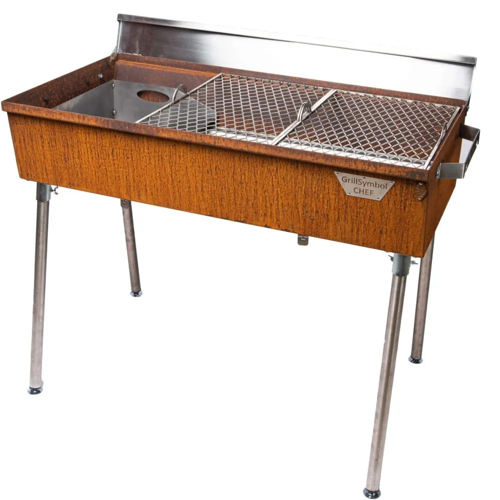 Online GrillSymbol Hiiligrilli Naked Chef XXL, 116x65x90cm