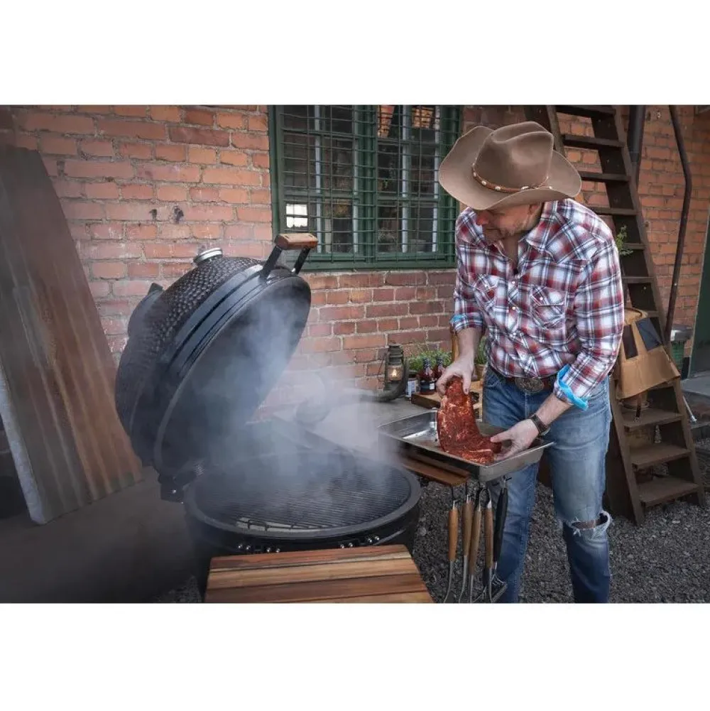 Kamado Sumo Hiiligrilli Maxi 25", musta