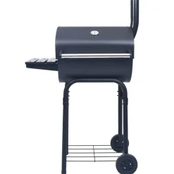 Hot FinePRICE Hiiligrilli savustin alahyllyllä musta