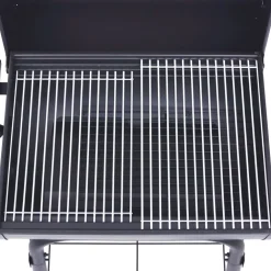 Hot FinePRICE Hiiligrilli savustin alahyllyllä musta