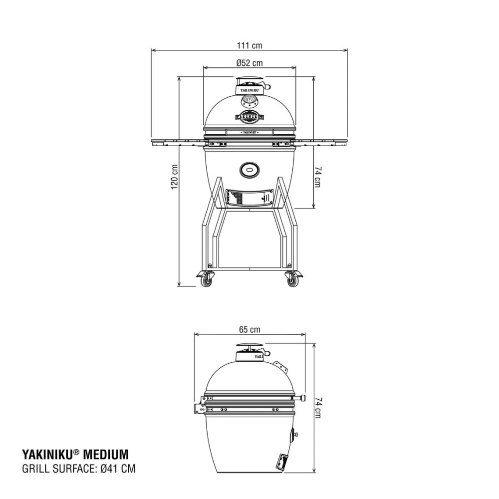 Outlet Yakiniku Hiiligrilli Medium Kamado basic