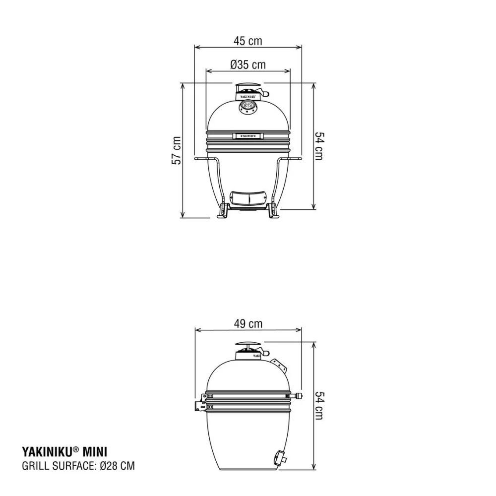 Hot Yakiniku Hiiligrilli Mini Kamado Basic