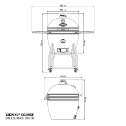 Clearance Yakiniku Hiiligrilli XXL Kamado complete