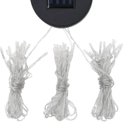 Discount FinePRICE Huvimaja hyttysverkko ja LED-valonauha 3x3x2,73 m ruskeanharmaa