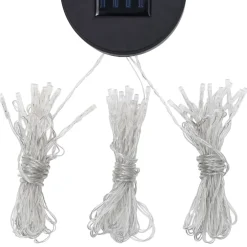 Discount FinePRICE Huvimaja hyttysverkko ja LED-valonauha 3x3x2,73 m ruskeanharmaa
