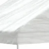 Discount FinePRICE Huvimaja katolla valkoinen 13,38x4,08x3,22 m polyeteeni