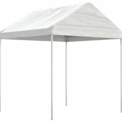 Clearance FinePRICE Huvimaja katolla valkoinen 20,07x2,28x2,69 m polyeteeni