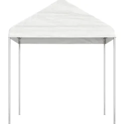 Clearance FinePRICE Huvimaja katolla valkoinen 20,07x2,28x2,69 m polyeteeni