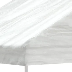 Hot FinePRICE Huvimaja katolla valkoinen 11,15x5,88x3,75 m polyeteeni