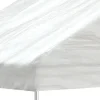 Sale FinePRICE Huvimaja katolla valkoinen 8,92x5,88x3,75 m polyeteeni