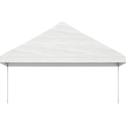 Sale FinePRICE Huvimaja katolla valkoinen 8,92x5,88x3,75 m polyeteeni
