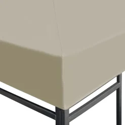 FinePRICE Huvimajan katto 310 g/m² 3x3 m beige