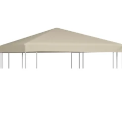 FinePRICE Huvimajan katto 310 g/m² 3x3 m beige