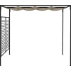 Discount FinePRICE Huvimaja sisäänvedettävä katto 3x4x2,3 m 180 g/m² taupe
